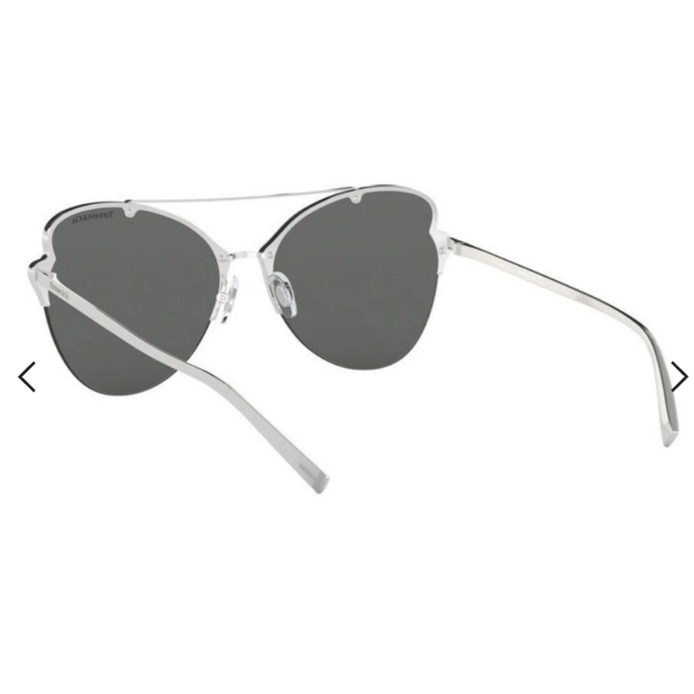 Tiffany & Company TF3063 Cat Eye Butterfly Pilot Sunglasses Mirrored NAM#486 - Picture 4 of 16